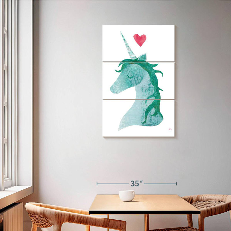 Ashelle licorne magique II, H 57 po x l 36 po