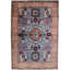 Hand Knotted Wool Area Rug in Blue And Beige-1247017937