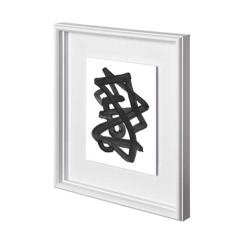 Expression 2 by Lora Gold a Hand Embelished Textured Framed Art Print Matted under Glass