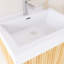 Meuble-lavabo simple 24 po avec plateau intégré en résine blanche 24 po-367758694