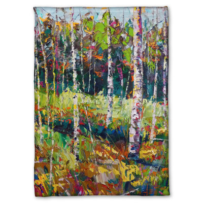 Coral Fleece Blanket, Dreamscape by Jeff Boutin