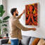Dynamic Octopus Graphic - Wrapped Canvas-1595626224-1595626226