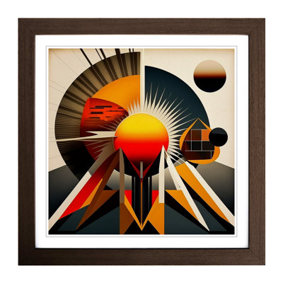 Sun Constructivism - Framed Print