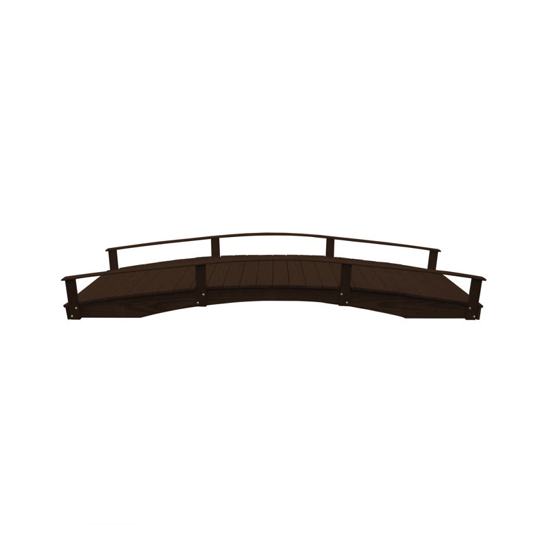Pont de jardin, Noyer, H 22 po x l 142 po x P 38 po