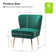 Euclid 26" Wide Tufted Velvet Accent Side Chair