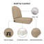 Siège / dossier en rotin 22 po x 24 po x 5 po Arthor Sunbrella, coussin de remplacement pour mobilier d'extérieur Alexandria-675834208