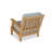 Teak Outdoor Lounge Chair with Ottoman