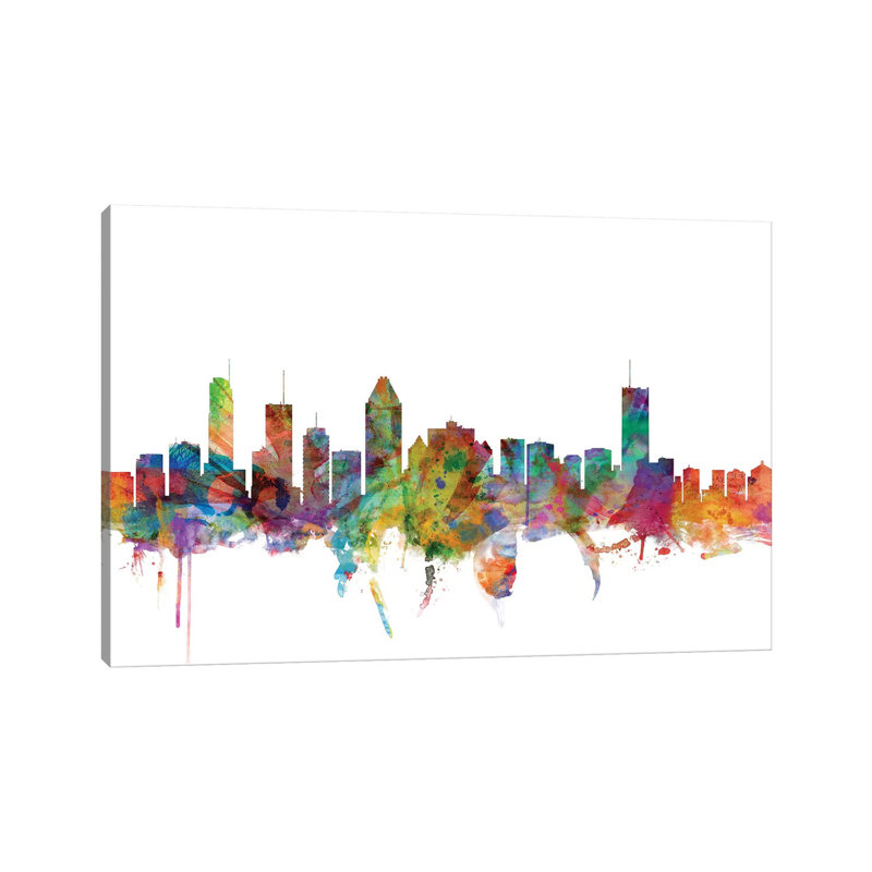 Montreal, Canada Skyline by Michael Tompsett - Wrapped Canvas Gallery-Wrapped Canvas Giclée