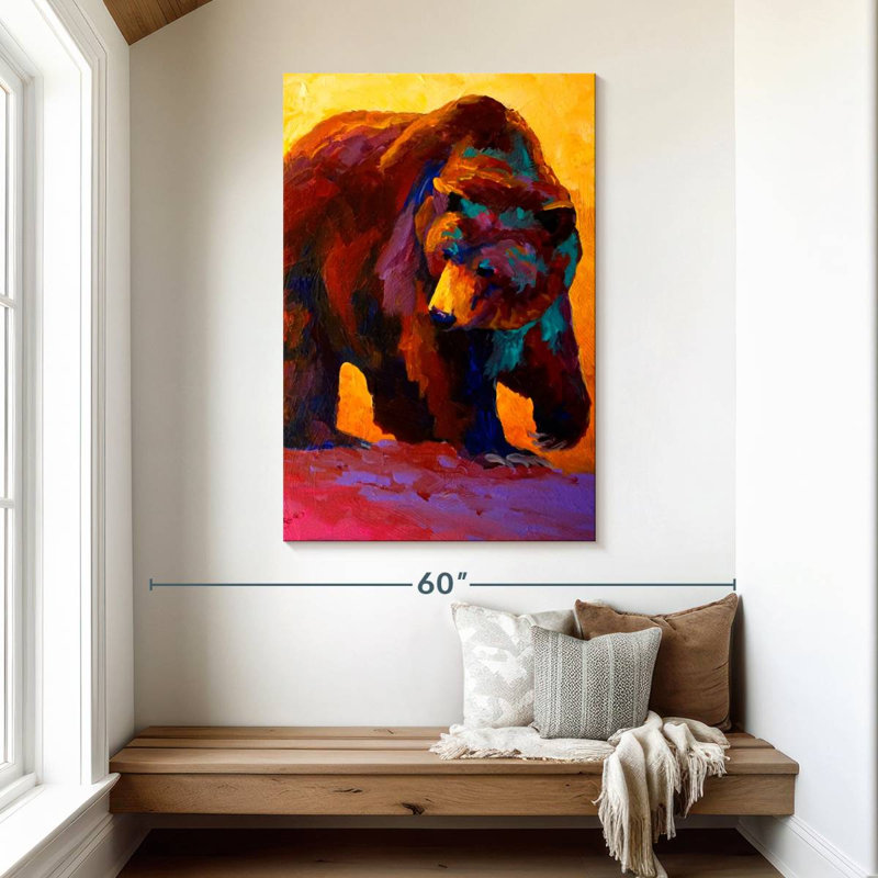 Brampt My Fish Grizz, 48" H x 32" W