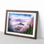 Mountain Peak in Alberta Canada - Picture Frame Painting Print-56860089-56860091