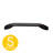 Gamma Series 6-1/4 in. (160 mm) Center-to-Center Modern Cabinet Handle/Pull-83845864