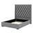 Tall Headboard Upholstered Bed With Handmade Deep Button Tufted-108813556
