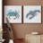 " Bubbly Blue Crab " 2 Piece Art Color Photography Print-1287285450-1287285448