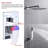 Thermostatic Complete Shower System with Rough in-Valve-97571321