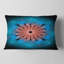 Coussin lombaire floral à fleurs fractales
