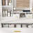 Vanity Table With Mirror & Adjustable LED Lights, Power Outlet, Hairdryer Holder & Stool – Compact Dressing Desk For Small Bedrooms-698386455
