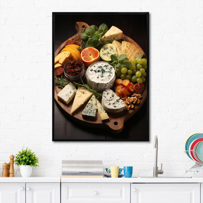 Food Gourmet Cheese Board I " Food Gourmet Cheese Board I " Color Photography Print