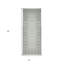 Tapis de couloir géométrique bleu 8 pi
