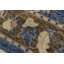 Tapis de couloir bleu marine / brun en laine noué à la main 2 pi 7 po x 12 pi 2 po Grigori