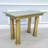 39.3 x 23.6 x 30" Gold Color Wood MDF Church Holy Communion Table Sancturary