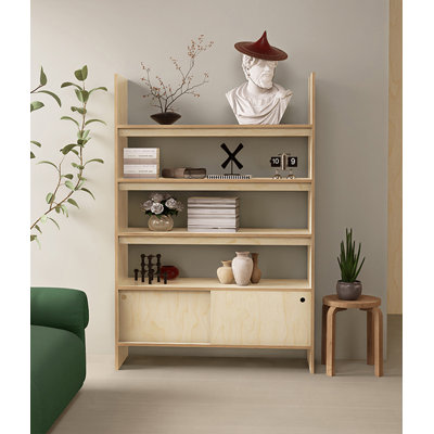 Bibliothèque à tablettes ouvertes Minimalist