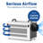 145 Pint Commercial Grade Dehumidifier for Rooms Up to 6000 sq.ft., Bucketless Industrial Dehumidifier with Auto Defrost for Basement, Crawl Space Garage Attic
