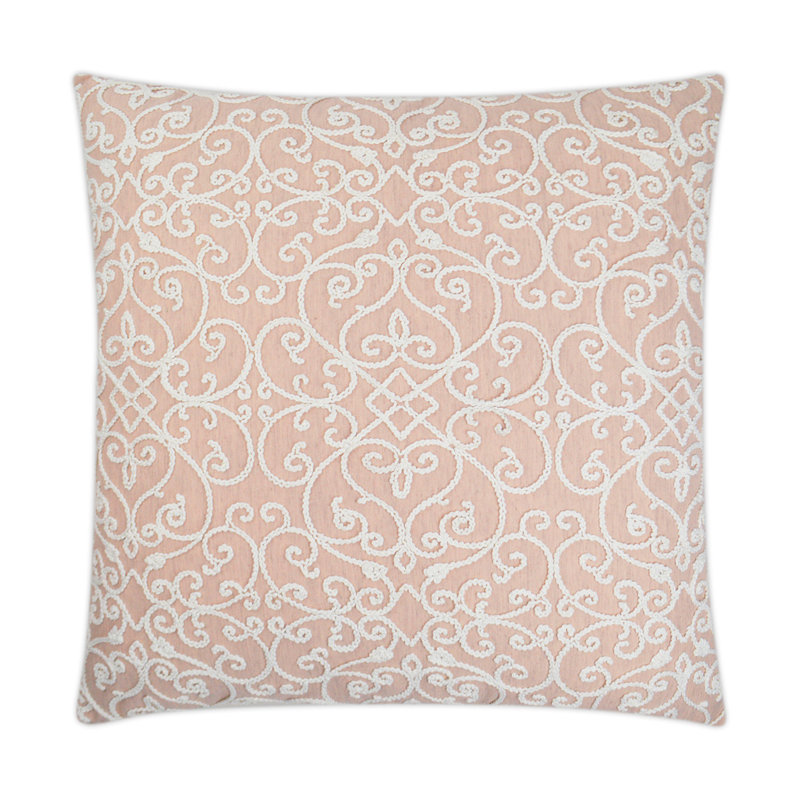 Serafim Pillow Cover & Insert, Rose, Square 22"