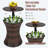 Round Outdoor Coffee Table , 17.5 " W 17.5 " D