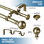 Tringle à rideaux double réglable Lipsey-1723942635-1723942638