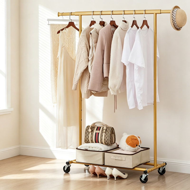 132 cm Clothes Rack