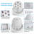 7 - Bulb 4.72'' Solar Powered LED Novelty String Light