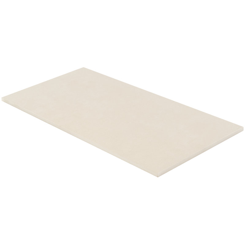 Carreau de porcelaine 12 po x 24 po Techno, Crème mat