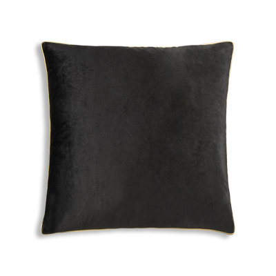 Noah Black Gold Velvet Pillow