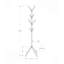 Coat Rack, Hall Tree, Free Standing, 8 Hooks-486082633