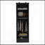 Armoire Falkland avec 1 tiroir et 1 tiroir à charnière avec poignées - noir-461720422