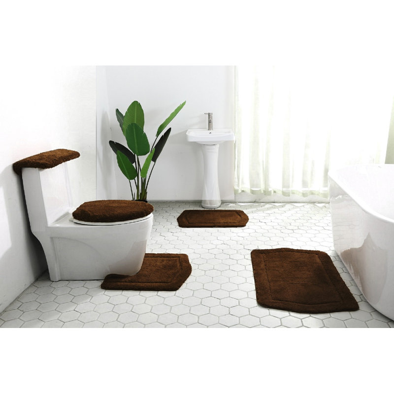 Non-Slip Bath Rug, Yellow