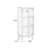 Burlywood Solid Wood+Tempered Glass Display Cases