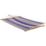 Vivere Double Cotton Spreader Bar Hammock