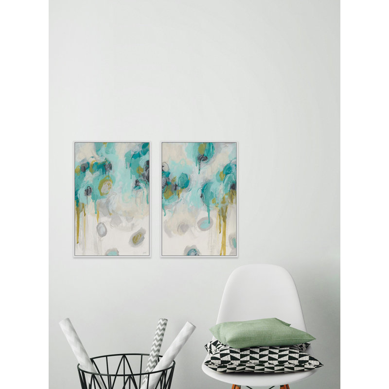Sea Cloud - ensemble de reproductions sur toile, H 18 po x l 12 po x L 1,5 po