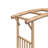 Alessja 118cm W x 40cm D Solid Wood Arbour in Brown