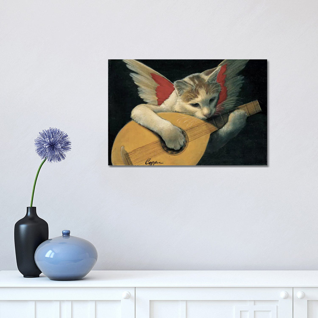 Heavenly Music by Melinda Copper - Wrapped Canvas Painting