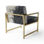 Abstract Split - Chaise d'appoint rembourrée abstraite-112889685