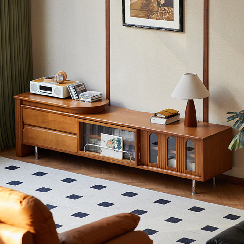Meuble télé de salon de style moderne, 73.23"