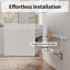 Ensemble de meuble-lavabo mural simple 48 po avec plateau en pierre reconstituée et lumière 48 po (pré-assemblé)-888007608