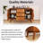 47.3 Inch Wood Sideboard With 2 Doors And 3 Drawers