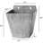Self Watering Wall Plastic Planters-121550271-121550240