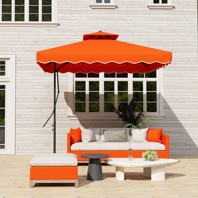 243cm Cantilever Parasol, Orange