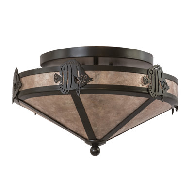 Rustic Lodge 2 - Light Flush Mount