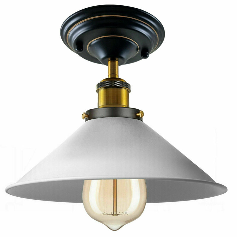 Macleod Flush Mount, White