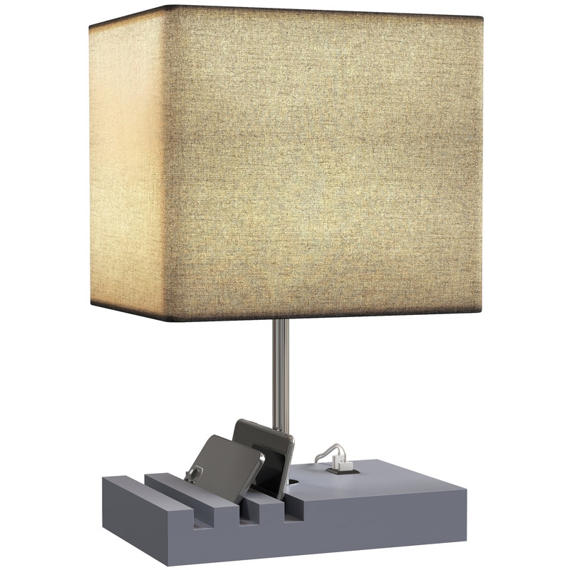 Table Lamp, Grey, Grey